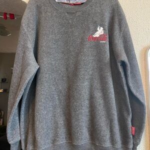 Coca Cola Charcoal Crewneck Sweater